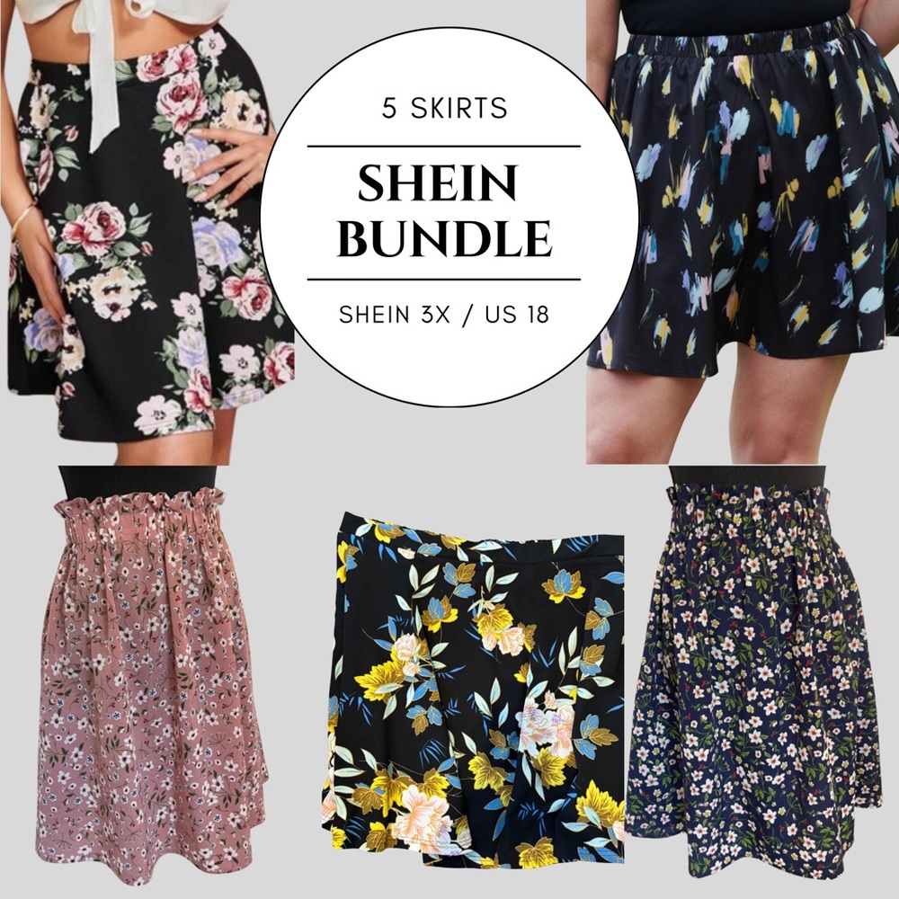 SHEIN Skirt Bundle – Size 3X / US 18